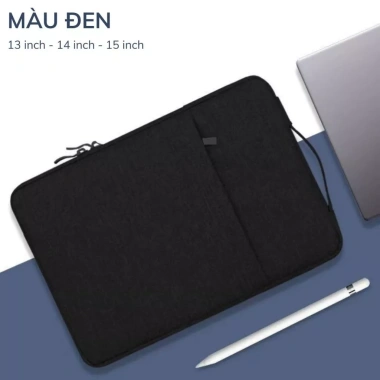 Túi Chống Sốc Laptop VARO 2 Ngăn Đệm 3 Lớp Kháng Nước 13-15.6 Inch - Giá 155k