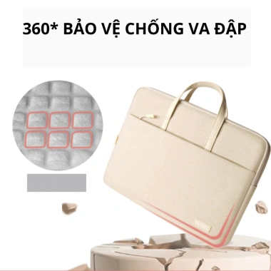 Túi chống sốc MacBook Taikesen 13‑17 inch, chống nước, bảo vệ va đập, 500.000₫