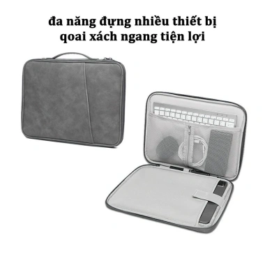 Túi chống sốc MacBook và iPad 11-13.3 inch, 2 ngăn, chống nước, có quai xách - Giá chỉ 155.000₫