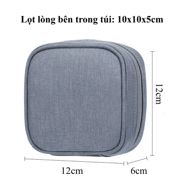 Túi chống sốc nhỏ gọn cho Macbook Pro đựng bộ sạc, chuột, dây cáp, 130.000₫