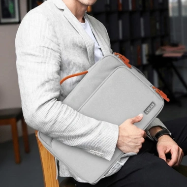 Túi Chống Sốc Nước Lucas Plus MacBook/Laptop - Quai Xách, Ngăn Phụ Kiện