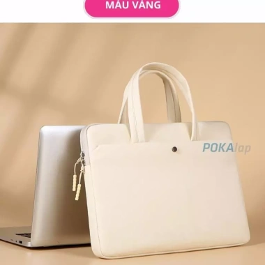 Túi chống sốc POKA90 đựng laptop và MacBook 13-15.6 inch, chống thấm nước, có quai đeo - Giá 200.000 đồng 8