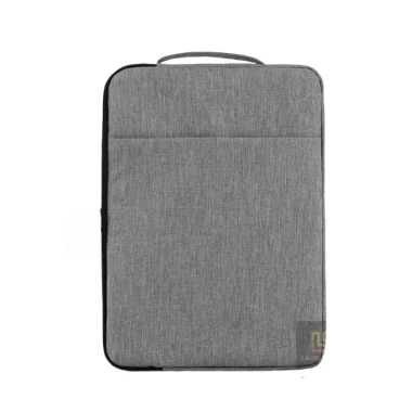 Túi chống sốc Tab Laptop 2 ngăn quai xách chống nước 13.3-15.6 màu xám, 43.000₫