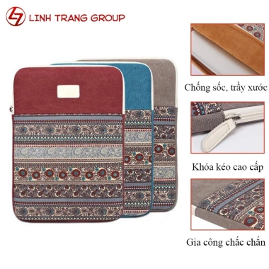 Túi chống sốc thổ cẩm CanvasArtisan cho laptop Oz98 - Giá ưu đãi 148.000 VND