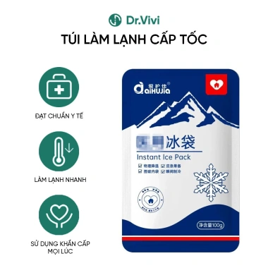 Túi Chườm Lạnh Cấp Tốc Đá Nén Không Cần Nước - Làm Lạnh Sinh Học Giá 29.000₫