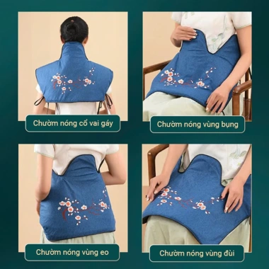 Túi Chườm Thảo Dược Giảm Đau Vai Gáy - Đai Chườm Nóng Cổ Vai Gáy Cắm Điện 329k 4 Túi Chườm Thảo Dược Giảm Đau Vai Gáy - Đai Chườm Nóng Cổ Vai Gáy Cắm Điện 329k 4