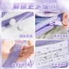 Túi Clear Bag Cầm Tay 13 Ngăn Ngang Tài liệu A4 Chống Nước Màu Tím - 71.583 VND 4