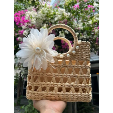 Túi cóc lục bình Vintage xinh xắn cho Mẹ và bé - Đi biển, chụp ảnh, giá chỉ 45.000đ 8