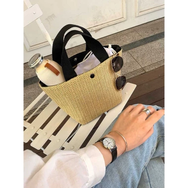 Túi cói cầm tay hot nhất Instag, cao cấp, giá chỉ 27.000₫ giảm từ 35.100