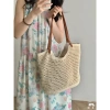 Túi Cói Đan Lưới Size To Cotton Bền, Đi Biển Mùa Hè - Giảm Đặc Biệt 199k