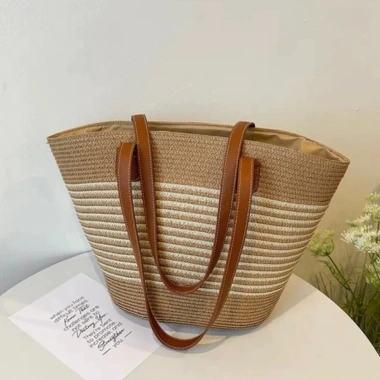 Túi Cối Đeo Vai Size Lớn Da Xịn Xò, Vintage Khóa Kéo, Phong Cách Hàn Quốc 8