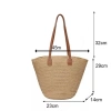 Túi Cói Đeo Vai Size Lớn Mã 058 Đi Biển Quai Da Xịn Xò Hotren 2.024 Giảm Giá 8