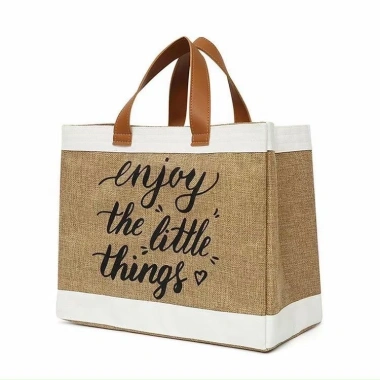 Túi Cói Đi Biển Enjoy - Xách Tay Du Lịch, Đựng Đồ Siêu Tiện Lợi Giá Ưu Đãi 65K