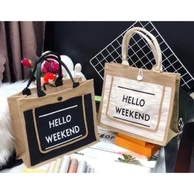 Túi Cõi Đi Biển Hello Weekend – Túi Du Lịch Siêu Nhẹ, Thời Trang, FREESHIP 39.999₫