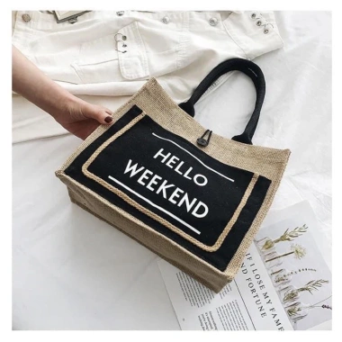 Túi Cõi Đi Biển Hello Weekend – Túi Du Lịch Siêu Nhẹ, Thời Trang, FREESHIP 39.999₫