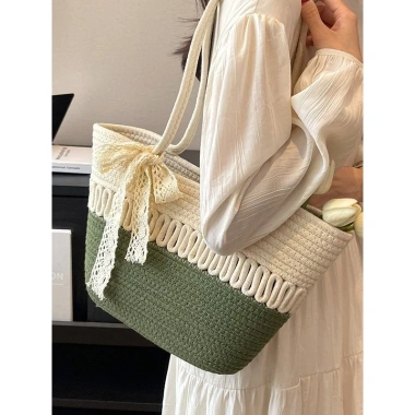 Túi Cói Đi Biển Size 42cm - Túi sợi đan trẻ trung, cá tính, giảm giá 95.000 VND