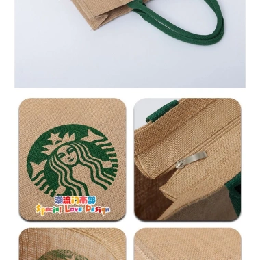 Túi Cói Đi Biển STARBUC Phòng Cách Hàn Quốc - Tiện Lợi, Sang Chảnh, Giá 35.949 VND