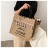 Túi cói đi biển và du lịch Hello Weekend Tua Rua Giá chỉ 59.000 giảm tới 15% 5