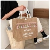 Túi cói đi biển và du lịch Hello Weekend Tua Rua Giá chỉ 59.000 giảm tới 15% 9