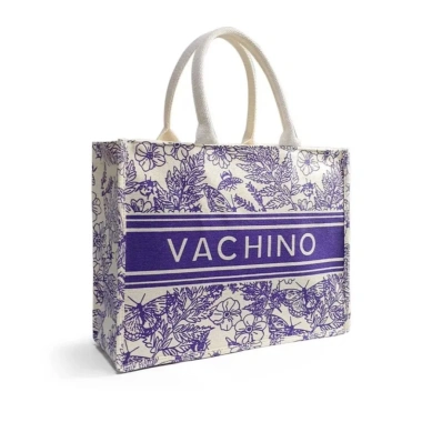 Túi cói du lịch Vintage VACHINO TX038 - hoa lá mát, thân thiện môi trường, bảo hành 12 tháng, chỉ 87.000₫ 5