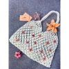 Túi cối handmade đính hoa xinh đi biển cafe học, giảm giá 139k 3