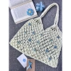 Túi cối handmade đính hoa xinh đi biển cafe học, giảm giá 139k 5
