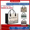 Túi Cói Kyunglab Canvas Lina 36cm - Xách công sở, du lịch, đi biển, khóa kéo, giá 129k 2
