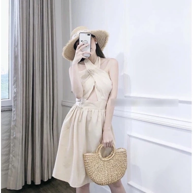 Túi cói lục bình cầm tay bán nguyệt đi biển, khoá kéo - Giá chỉ 118.999₫ 2