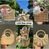 Túi cói lục bình vintage xinh cho mẹ và bé - phong cách đi biển, chụp ảnh decor, giảm còn 55.000 VND