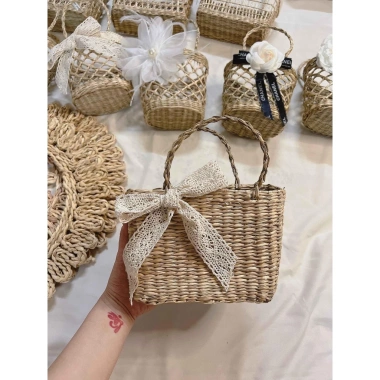 Túi Cói Mini Đi Biển Vintage Sang Chảnh Túi Cói Merci Giá Ưu Đãi 45.000₫