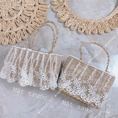 Túi Cói Mini Đi Biển Vintage Sang Chảnh Túi Cói Merci Giá Ưu Đãi 45.000₫