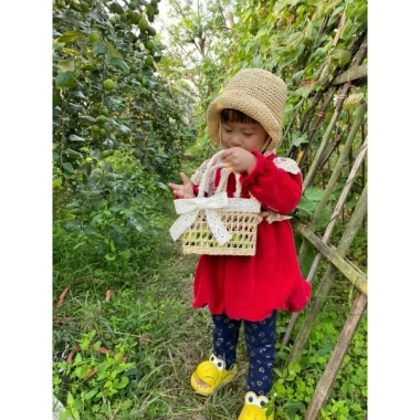 Túi cói mini siêu xinh bé gái - Đi biển, chụp ảnh vintage, trang trí, 53.000đ 3