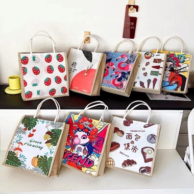 Túi Cối Mini Tote Nữ Đẹp Dễ Thương, Vintage 2.023, Giá 20,000₫