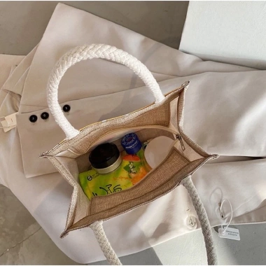 Túi Cối Mini Tote Nữ Đẹp Dễ Thương, Vintage 2.023, Giá 20,000₫