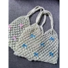 Túi cối nơ handmade nhẹ nhàng, phù hợp đi học, cà phê, đi chơi - giảm giá 140k