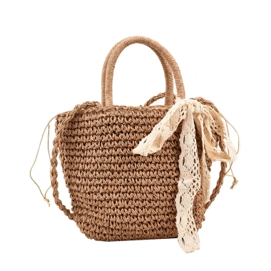 Túi Cói Nơ Vintage - Phong Cách Retro, Giá Chỉ 101.999₫, Giảm Giá Đặc Biệt 4