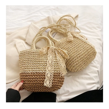 Túi Cói Nơ Vintage - Phong Cách Retro, Giá Chỉ 101.999₫, Giảm Giá Đặc Biệt 5