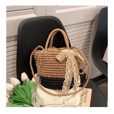 Túi Cói Nơ Vintage - Phong Cách Retro, Giá Chỉ 101.999₫, Giảm Giá Đặc Biệt 7