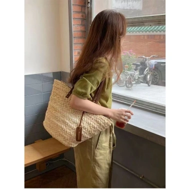Túi Cói Nữ Hàn Quốc Đa Năng Đi Biển, Đi Làm, Đi Chơi - Giá 175k Giảm Đến 220k