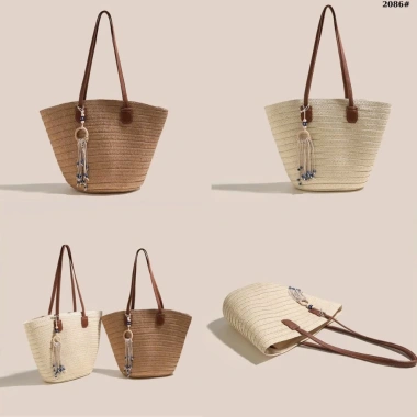 Túi Cói Nữ Mùa Hè Vintage Túi Xách Dung Tích Lớn Đa Năng Tiện Lợi 128k 9