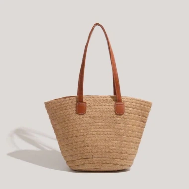 Túi Cói Nữ Mùa Hè Vintage Túi Xách Dung Tích Lớn Đa Năng Tiện Lợi 128k 10