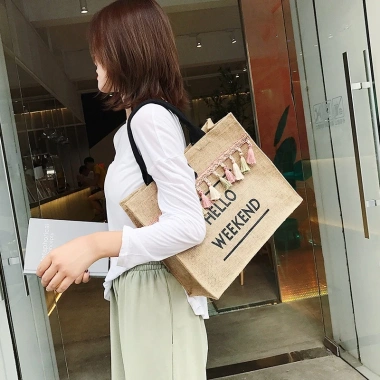Túi Cói Phong Cách Hàn Quốc Phụ Kiện Du Lịch Đi Biển Chụp Ảnh Đẹp Giá 39.000₫
