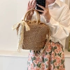 Túi Cói Thắt Nơ Vintage Giá Ưu Đãi 100k - Phong Cách Retro, Dạo Phố & Đi Làm