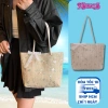 Túi cói vintage KOHATS size to, đeo vai, xách tay, khoá cúc bấm, thời trang nữ 58.998 VND