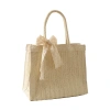 Túi cói vuông bện mix nơ ren vintage KT 22x26cm - Giảm 21% chỉ 126.000₫ 6