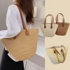 Túi Cói Xịn Xò Đan Tay và Dây Da Vintage - Phong Cách Sang Chảnh Cho Chụp Ảnh