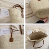Túi Cói Xịn Xò Đan Tay và Dây Da Vintage - Phong Cách Sang Chảnh Cho Chụp Ảnh 5