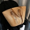 Túi Cói Xịn Xò Đan Tay và Dây Da Vintage - Phong Cách Sang Chảnh Cho Chụp Ảnh 10