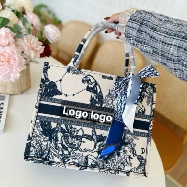 Túi công sở đa năng tote thổ cẩm size 36-41, tặng khăn, đi làm đi chơi - chỉ 99.000₫