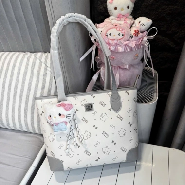 Túi công sở Kitty vá góc 34cm - Thiết kế thời trang, ngăn đựng sách vở, phù hợp đi làm và đi chơi, giá 109.000 VND 5